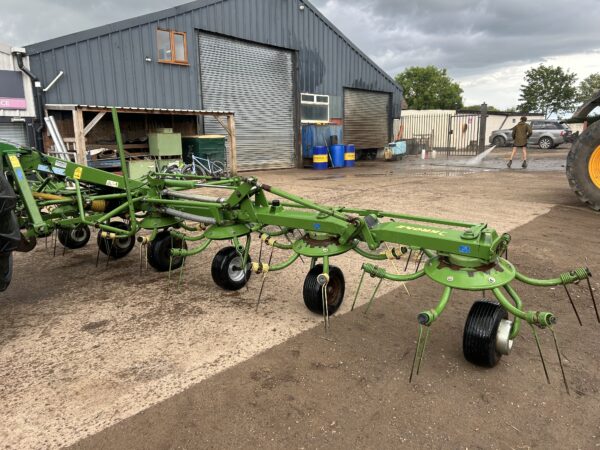 2012 Krone KW 8.82 Grass Tedder 8.8m 8 Rotor Good condition for age.