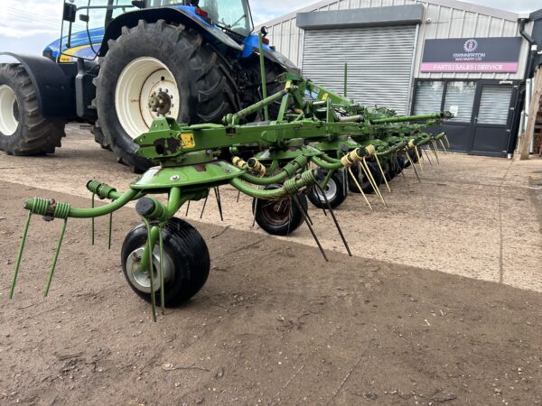 2012 Krone KW 8.82 Grass Tedder 8.8m 8 Rotor Good condition for age.