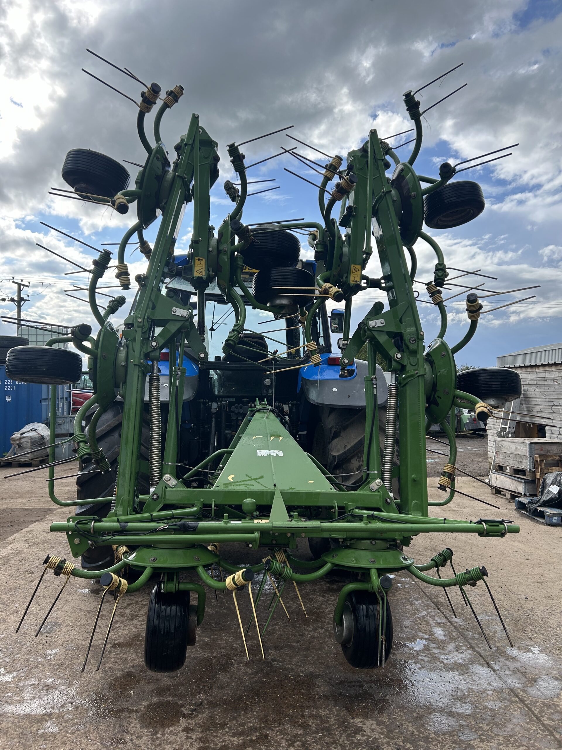 2012 Krone KW 8.82 Grass Tedder 8.8m 8 Rotor Good condition for age.