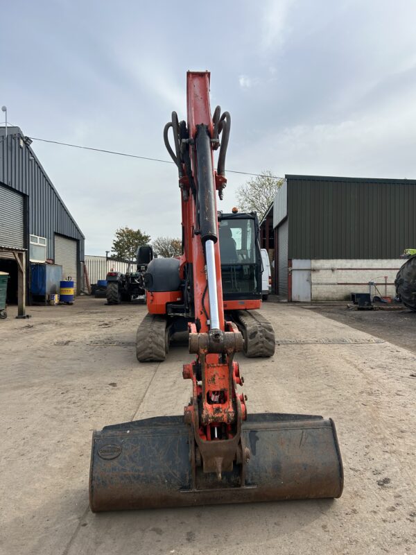 2013 Kubota KX080-4 8 Ton Tracked Excavator/Digger 4900 hrs. 3 Buckets Air-Con