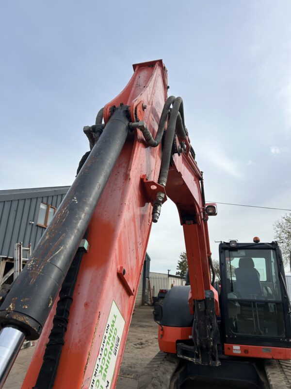 2013 Kubota KX080-4 8 Ton Tracked Excavator/Digger 4900 hrs. 3 Buckets Air-Con